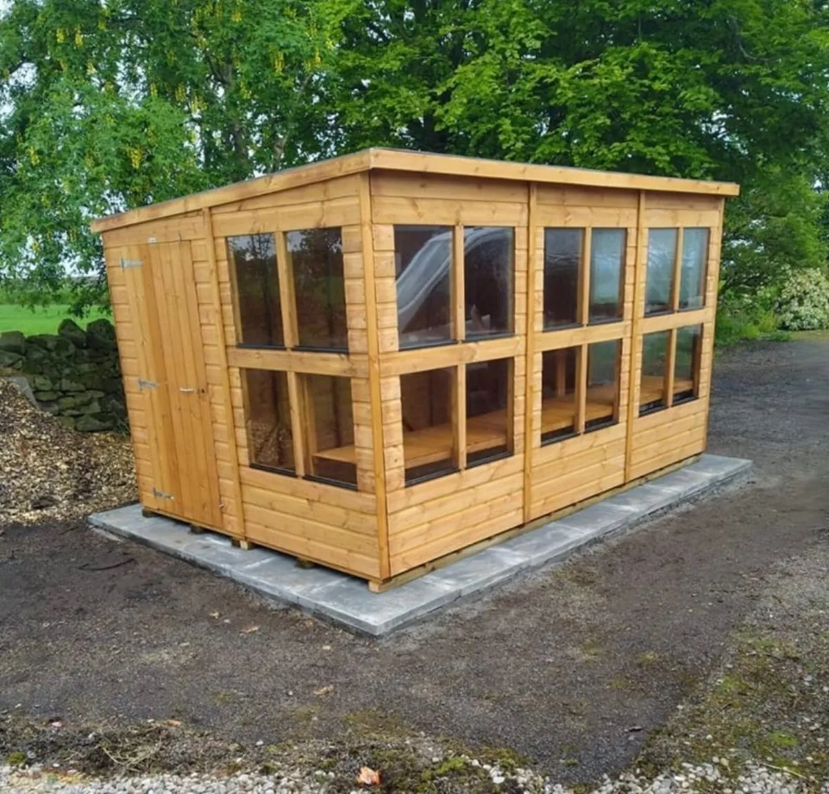 Spacious 12×6 Deluxe Timber Pent Potting Shed – - Image 1