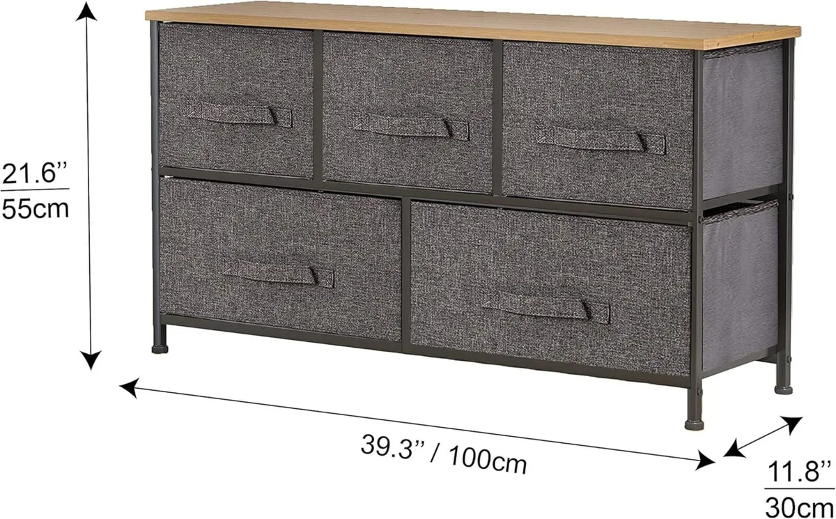 Bedroom Chest of Drawers Hallway Storage Unit - Image 3