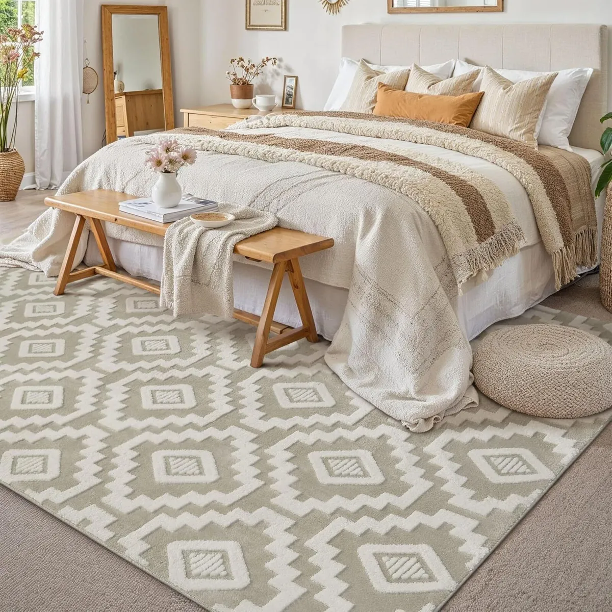 Rugs Living Room 150x210cm Fluffy Area for - Image 3