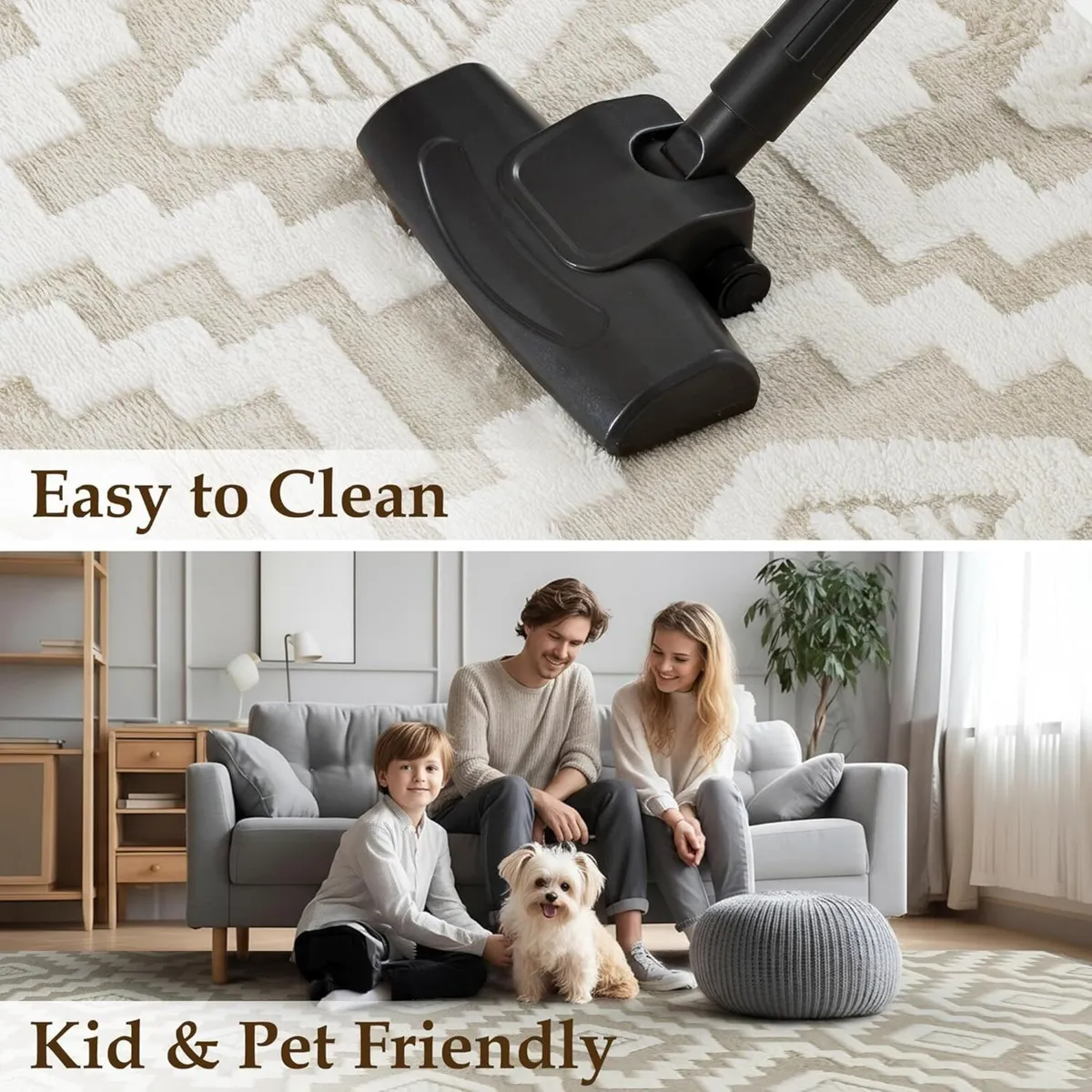 Rugs Living Room 150x210cm Fluffy Area for - Image 4