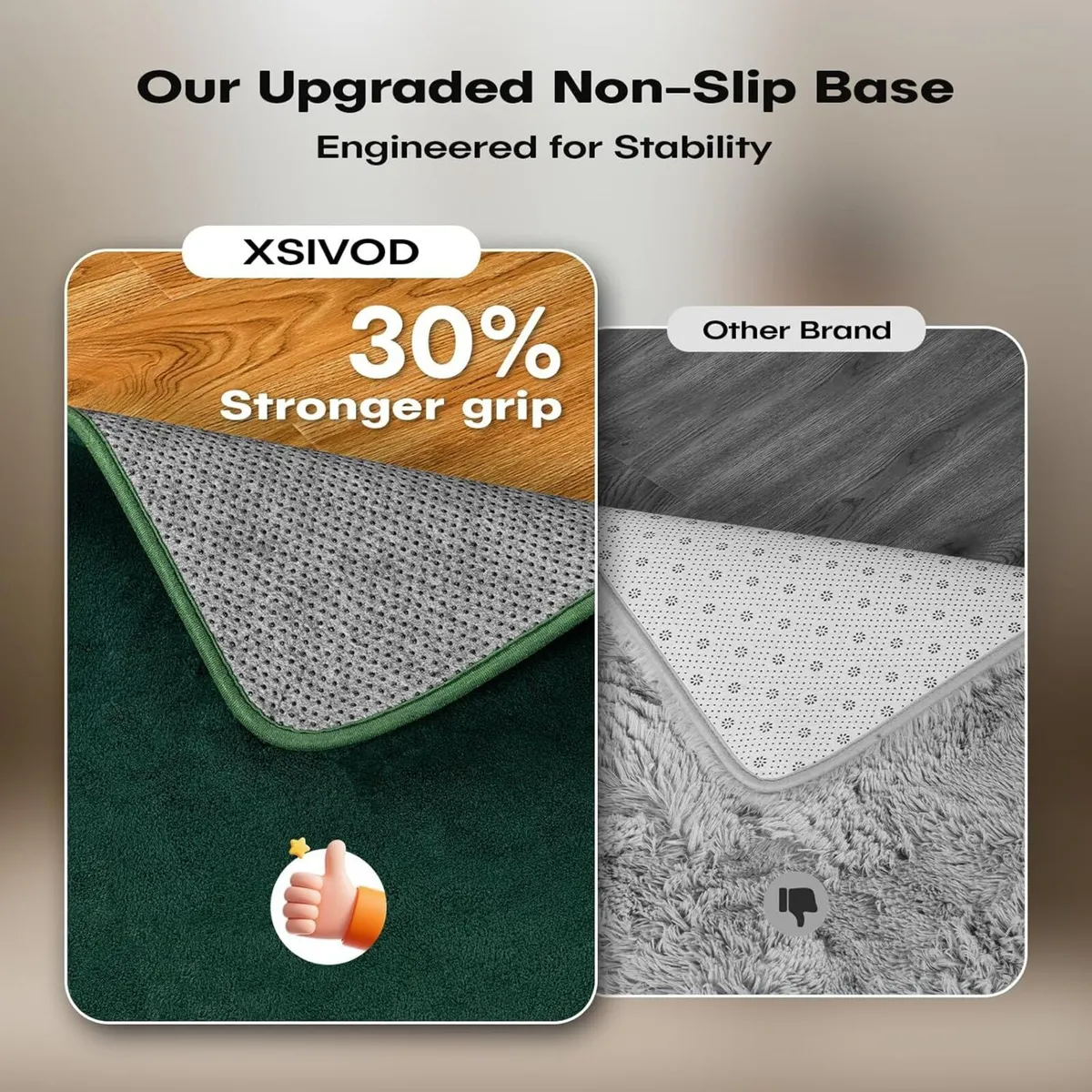 Soft Area Rugs for Living Room Fluffy Large - Image 3