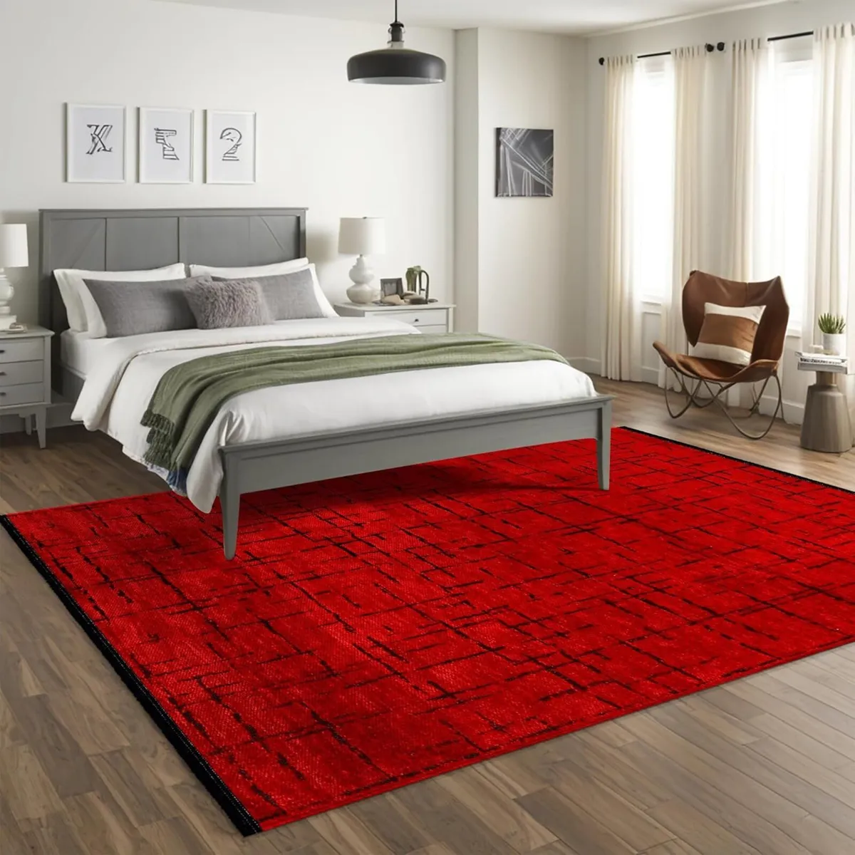 Rugs Living Room - Machine Washable Rug Low Pile - Image 3