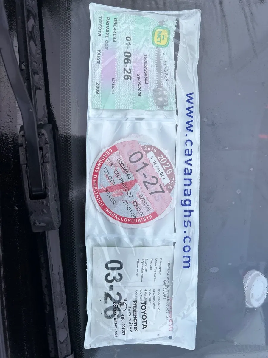 Toyota yaris 1.0  nct and tax - Image 2