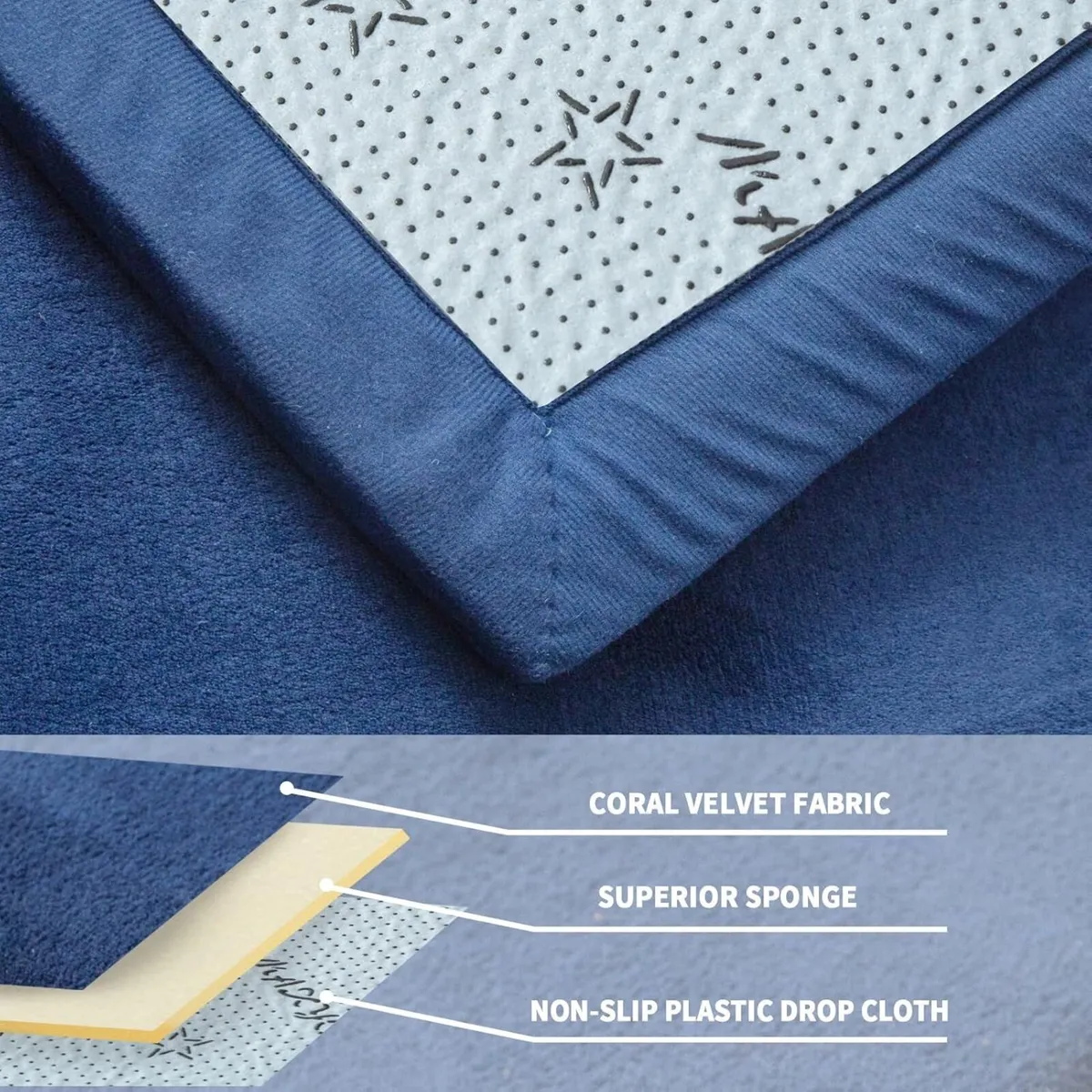 Coral Velvet Rug 3cm Thick Crawling Carpet with - Image 3