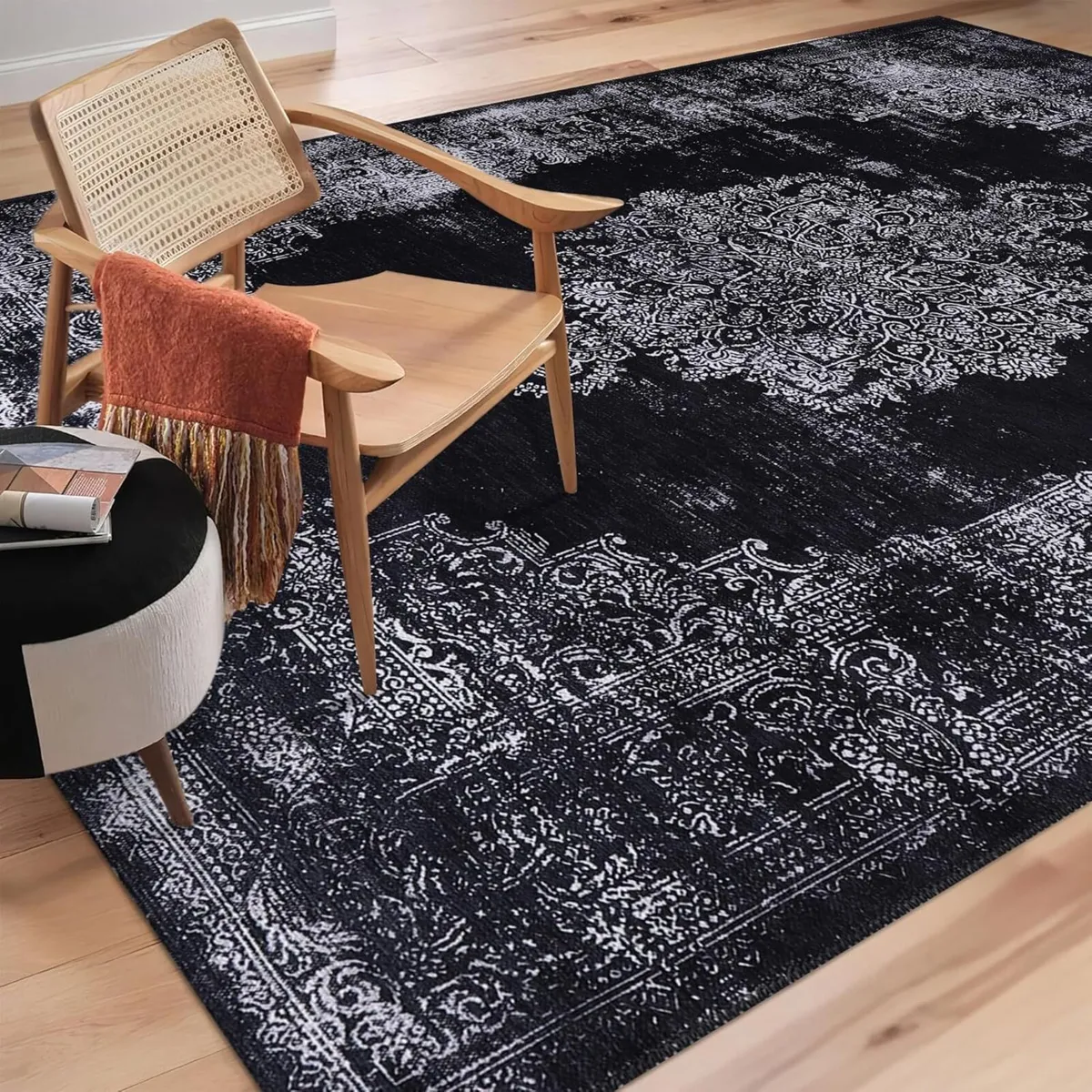 Washable Area Rugs for Living Room Traditional - Image 2