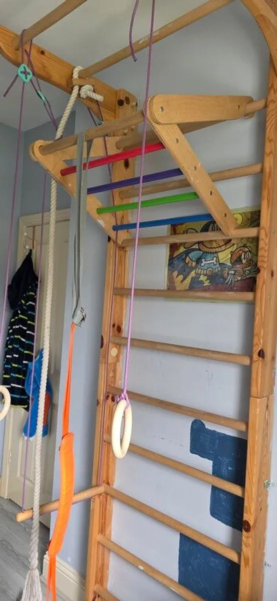 Indoor Kids Gym Set Excellent Condition - Image 3