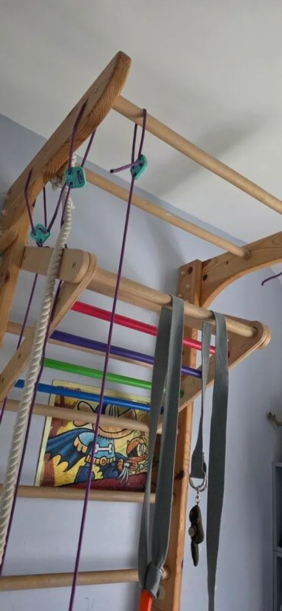 Indoor Kids Gym Set Excellent Condition - Image 1