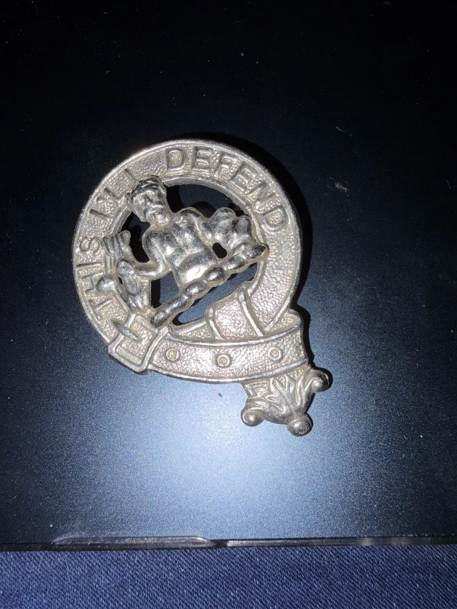 Vintage McFarland clan brooch Scottish - Image 1