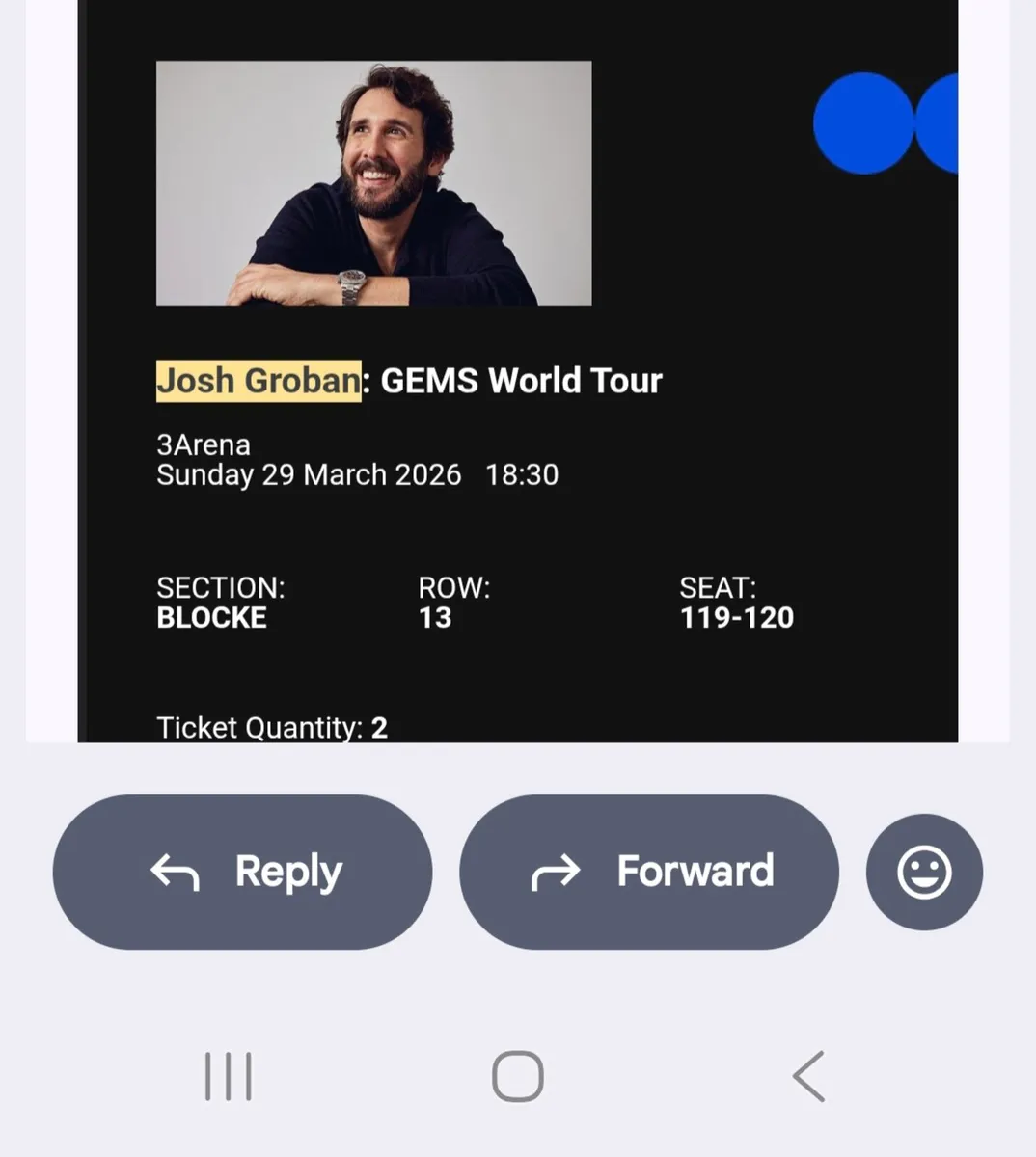 Josh Groban tickets