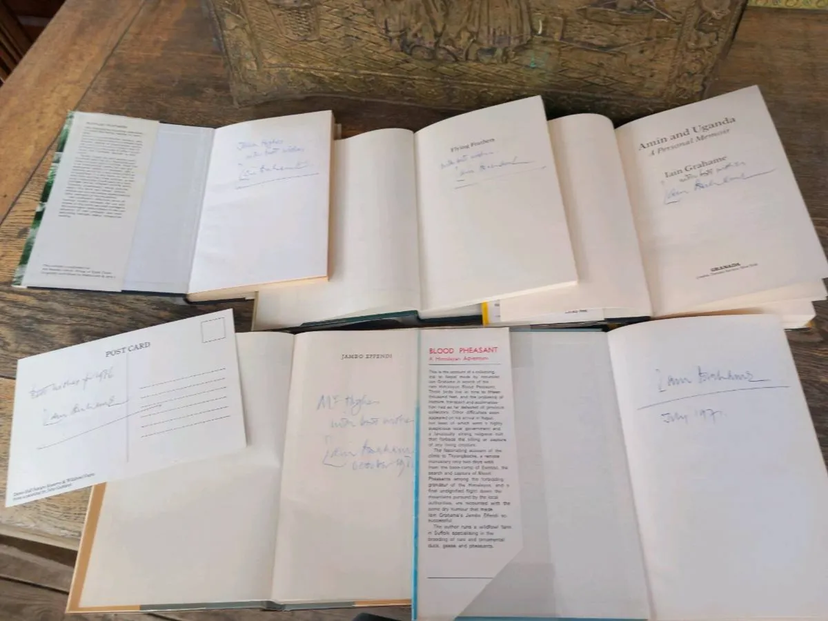 5 signed Iain Grahame hardbacks, D18 post 7e - Image 3