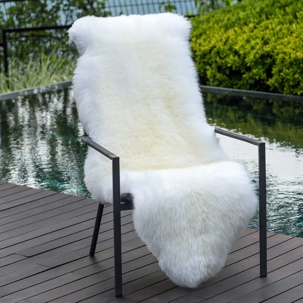 Sheepskin Rug Large (180x55cm Ivory) MYLUNE HOME - Image 4