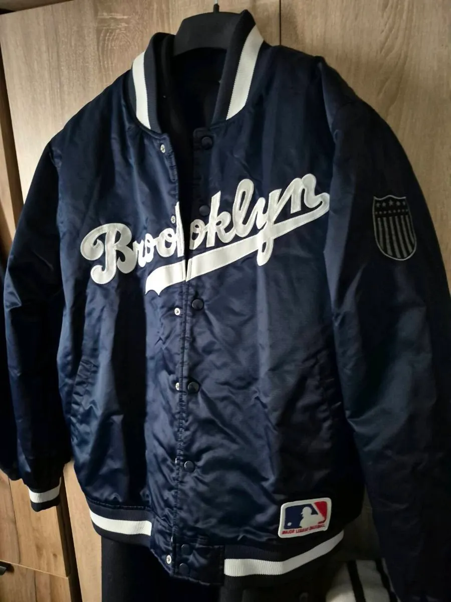 MLB BROOKLYN SATIN JACKET - Image 4