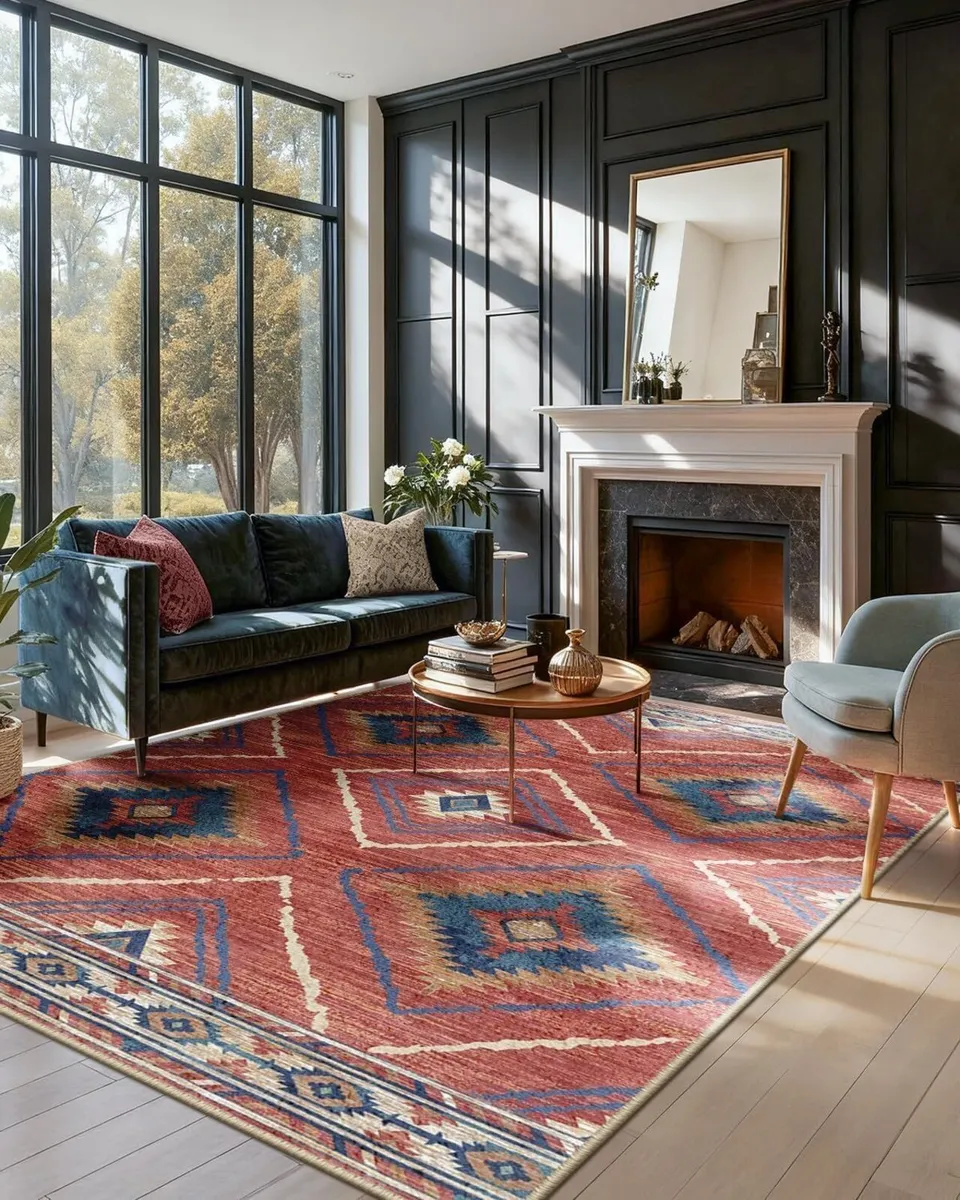 Machine Washable Rugs for Living Room 150x210 cm - Image 1