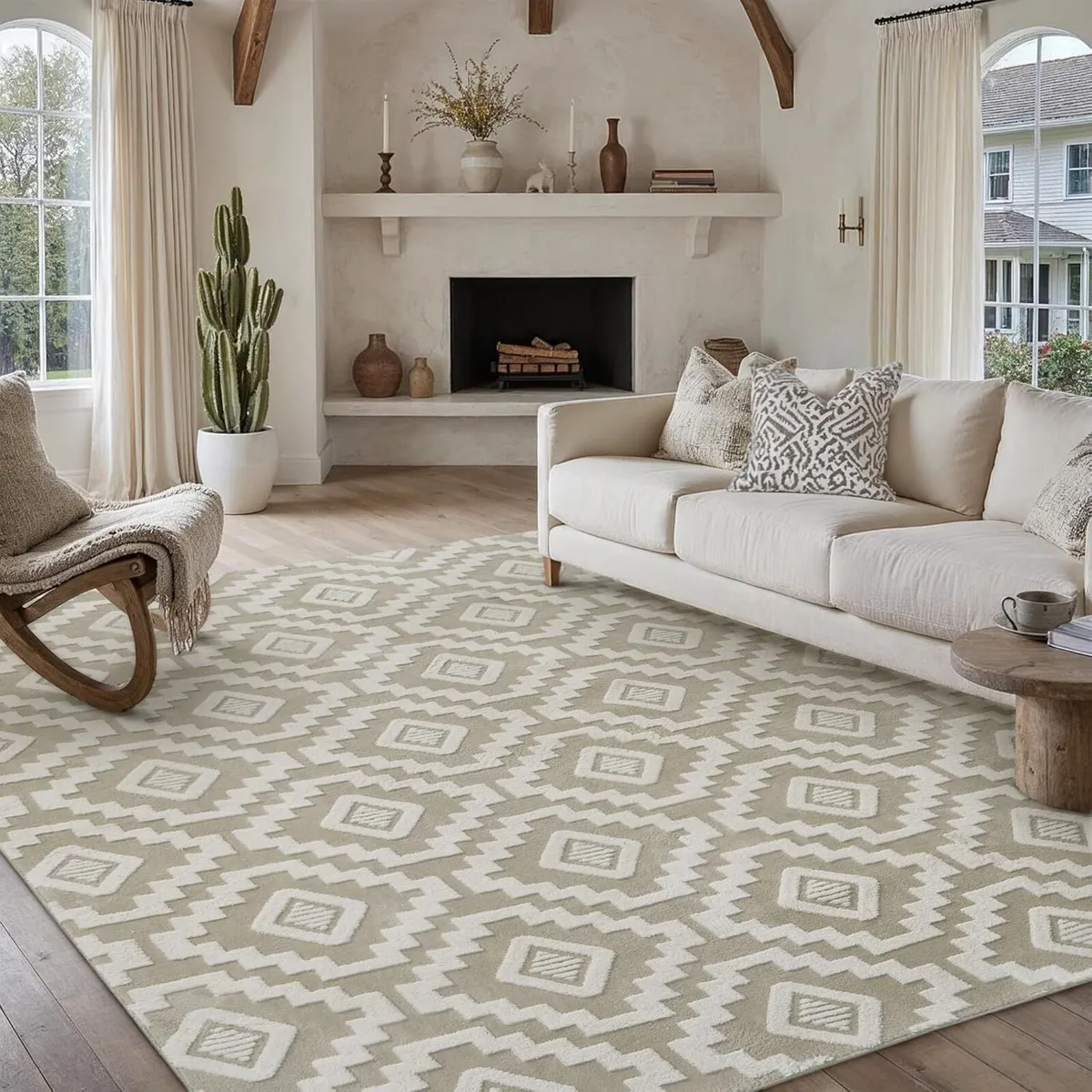 Rugs Living Room 240x300cm Fluffy Area for - Image 1