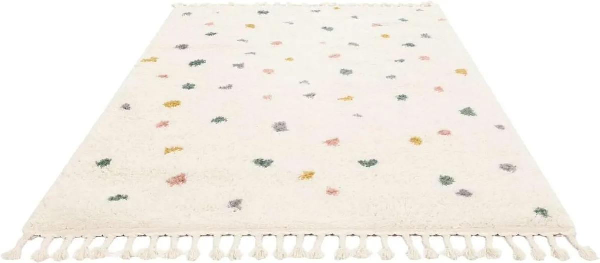 Confetti Kids Rug Shaggy/Handloom 4′7″ x 6′7″ ft - Image 2