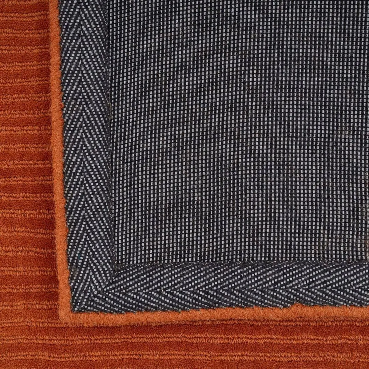 Terracotta Rug 100% Wool Thick Scandi Cosy Living - Image 3