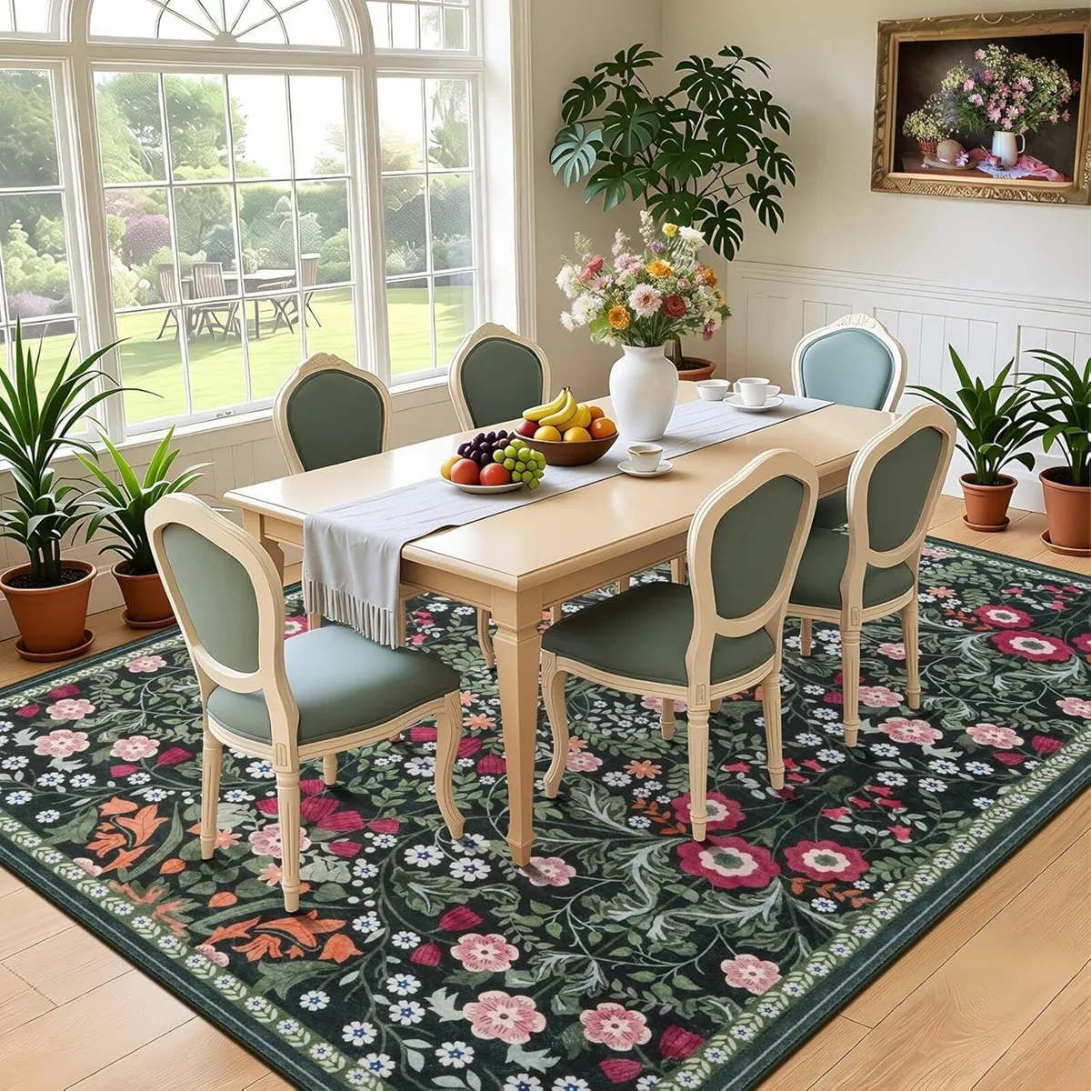 Large Rugs Living Room 200x290cm Boho Vintage - Image 4