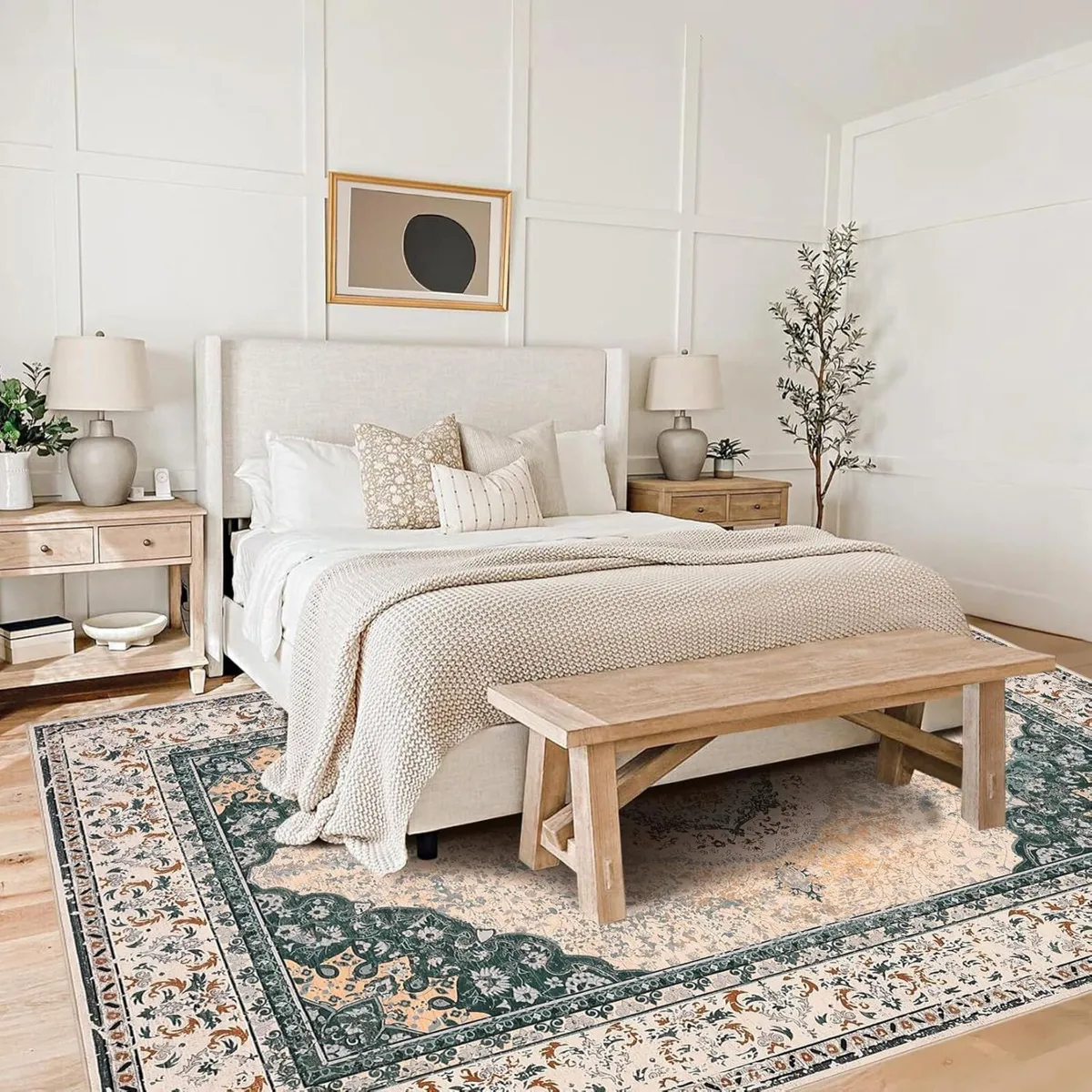 Rugs Living RoomArea Washable–200 x 290 cm Boho - Image 2