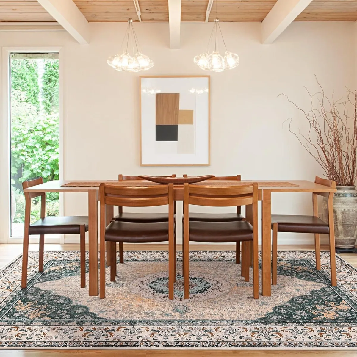 Rugs Living RoomArea Washable–200 x 290 cm Boho - Image 3