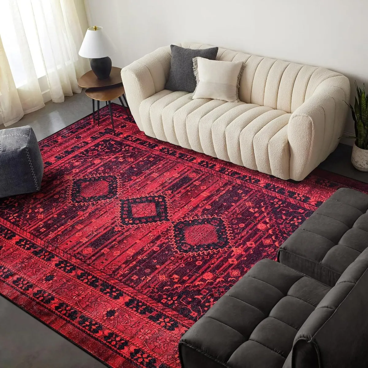 Rugs for Living Room - Washable Rug Area Non-Slip - Image 4