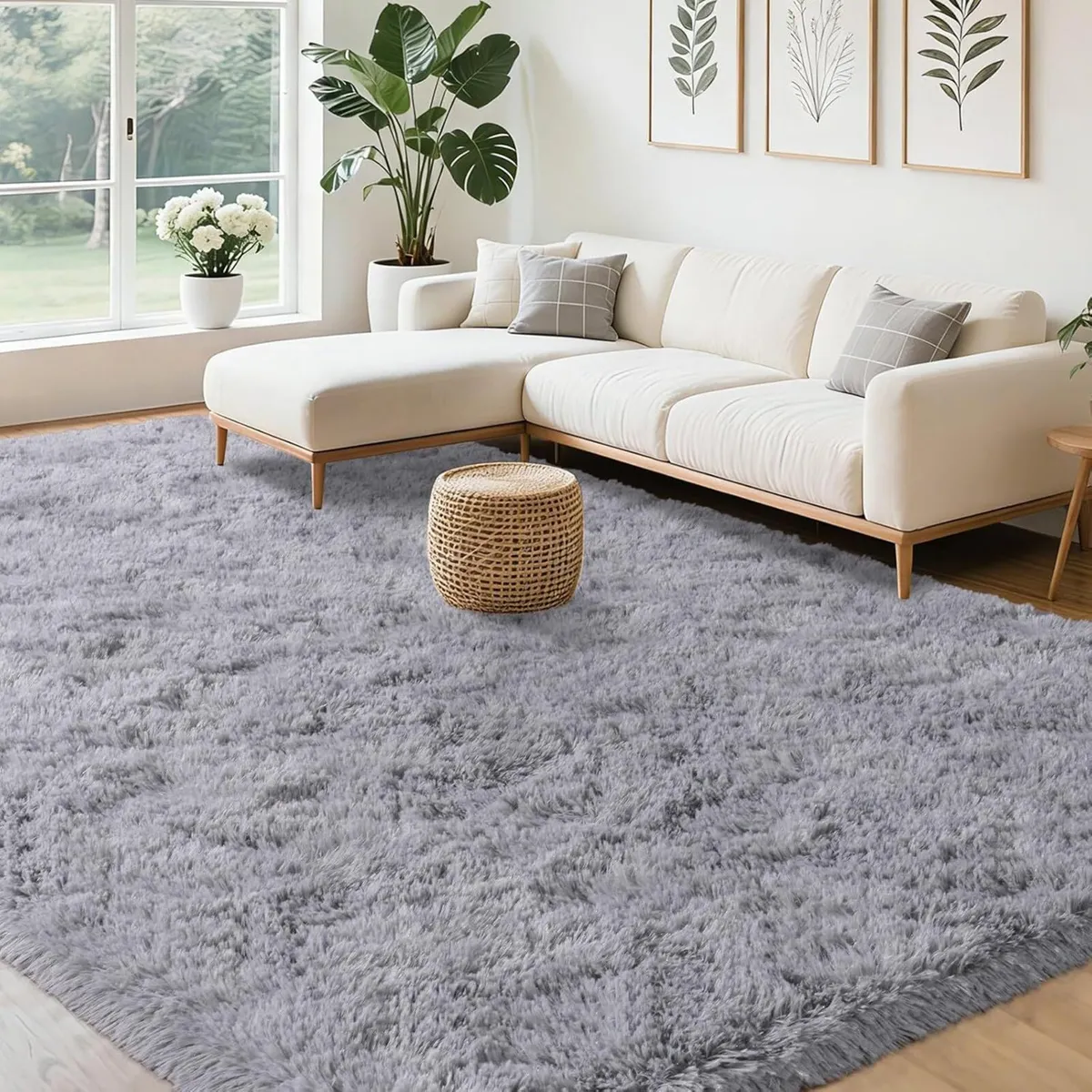 Large Rugs for Living Room 200x300 cm - Fluffy - Image 4
