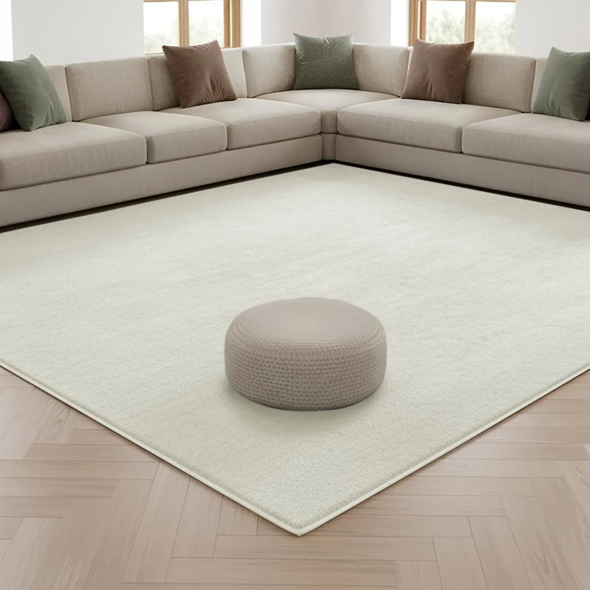 Relax Rugs Living Room 100% Polyester Non Slip - Image 1