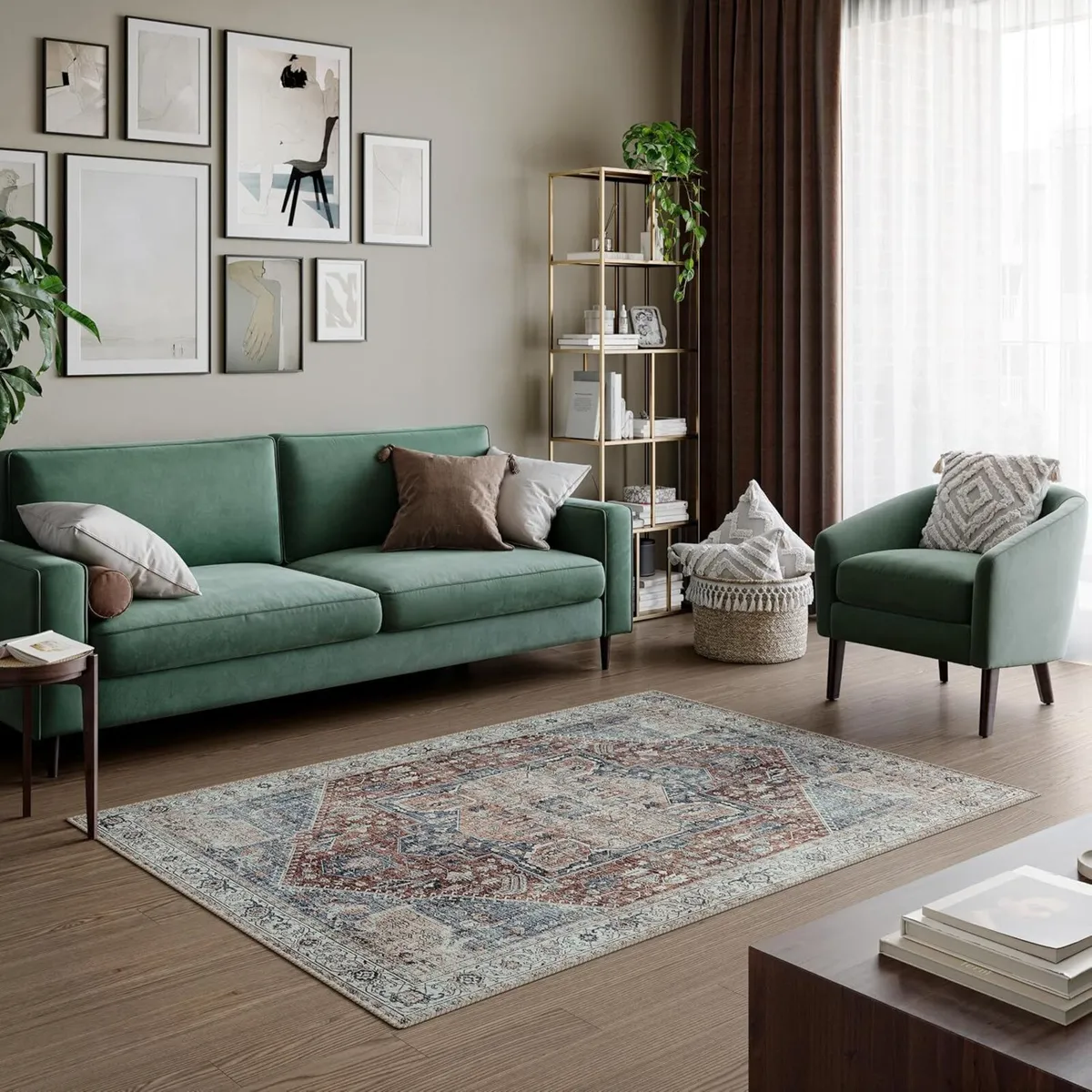 Machine Washable Rug 152x213cm 75% Recycled - Image 2