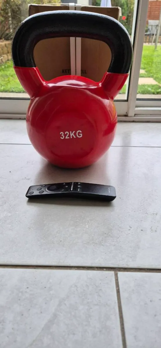 Brand new 32 kilo cast iron kettlebell - Image 1