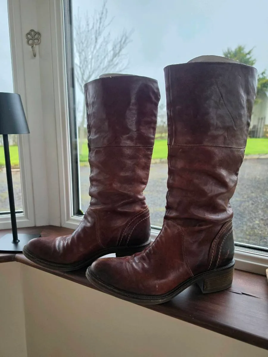 Vic Matie Italian Leather boots - Image 1