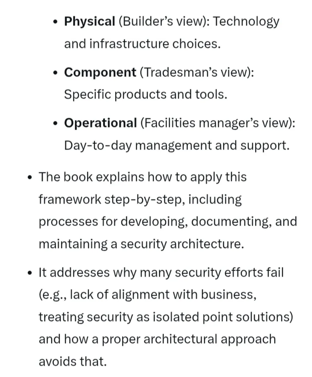 Enterprise Security Architecture Book - Image 4