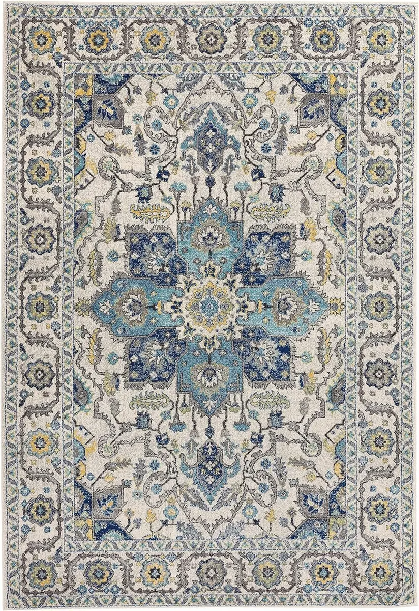 Abstract Traditional Rug for Living Room Dining - Image 3
