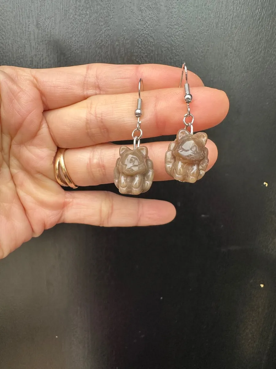 Foxes earrings - Image 3