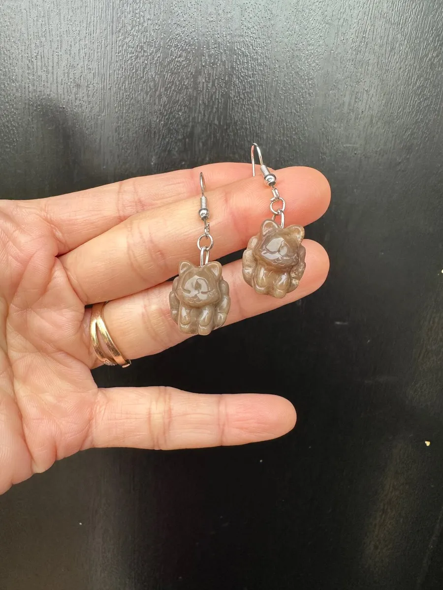 Foxes earrings - Image 4