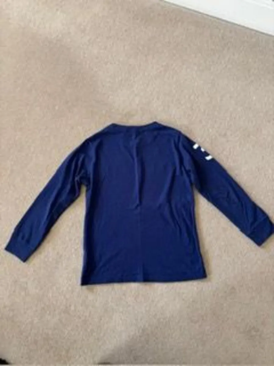 Ralph Lauren Navy long Sleeve Top age 6-7 - Image 2