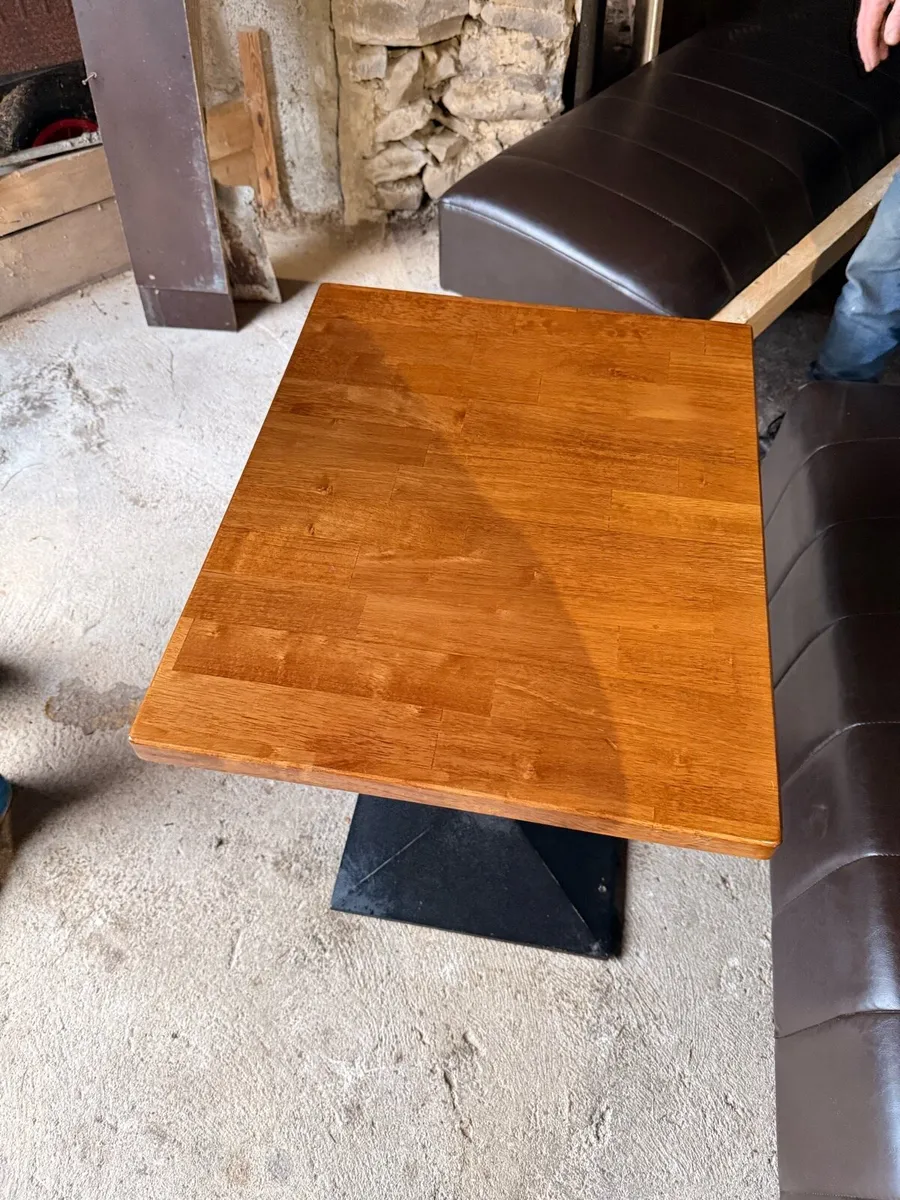 Restaurant tables and chairs - Image 1