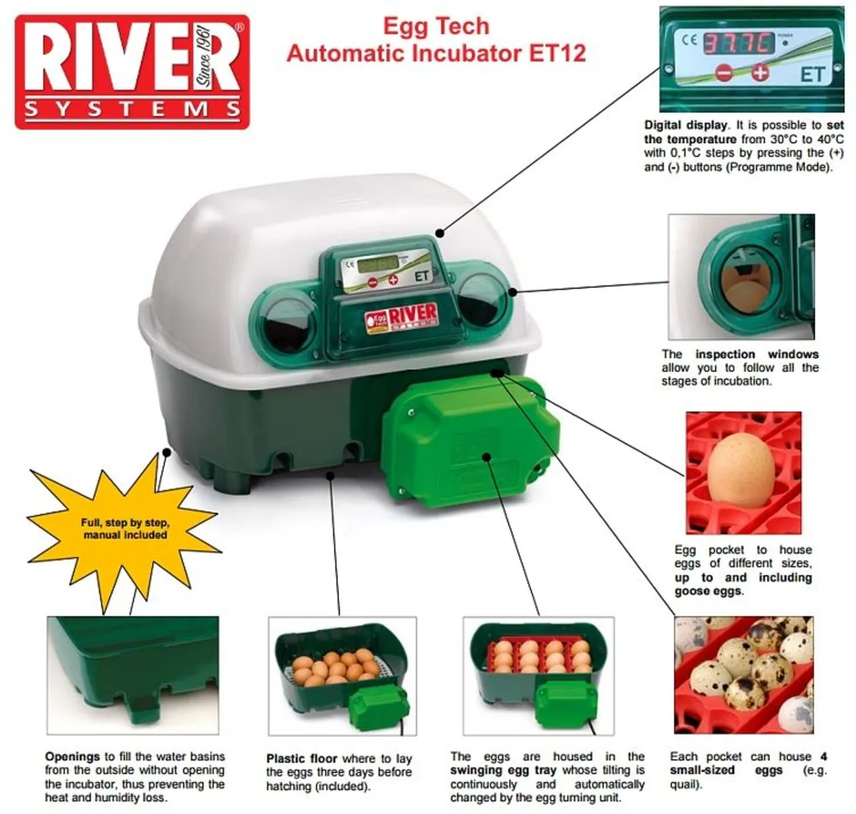 Incubator Shop Ireland - Brinsea - River - Borotto - Image 2