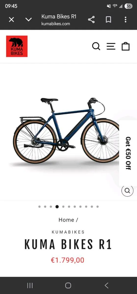 Kuma r1 electric bike - Image 1