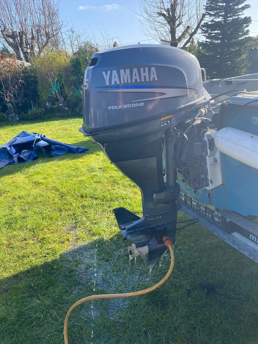 14.6ft fishing boat with trailer and engine - Image 3