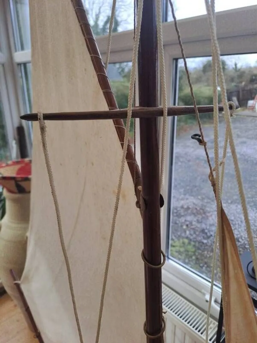 antique 1911 models sailing boat - Image 4