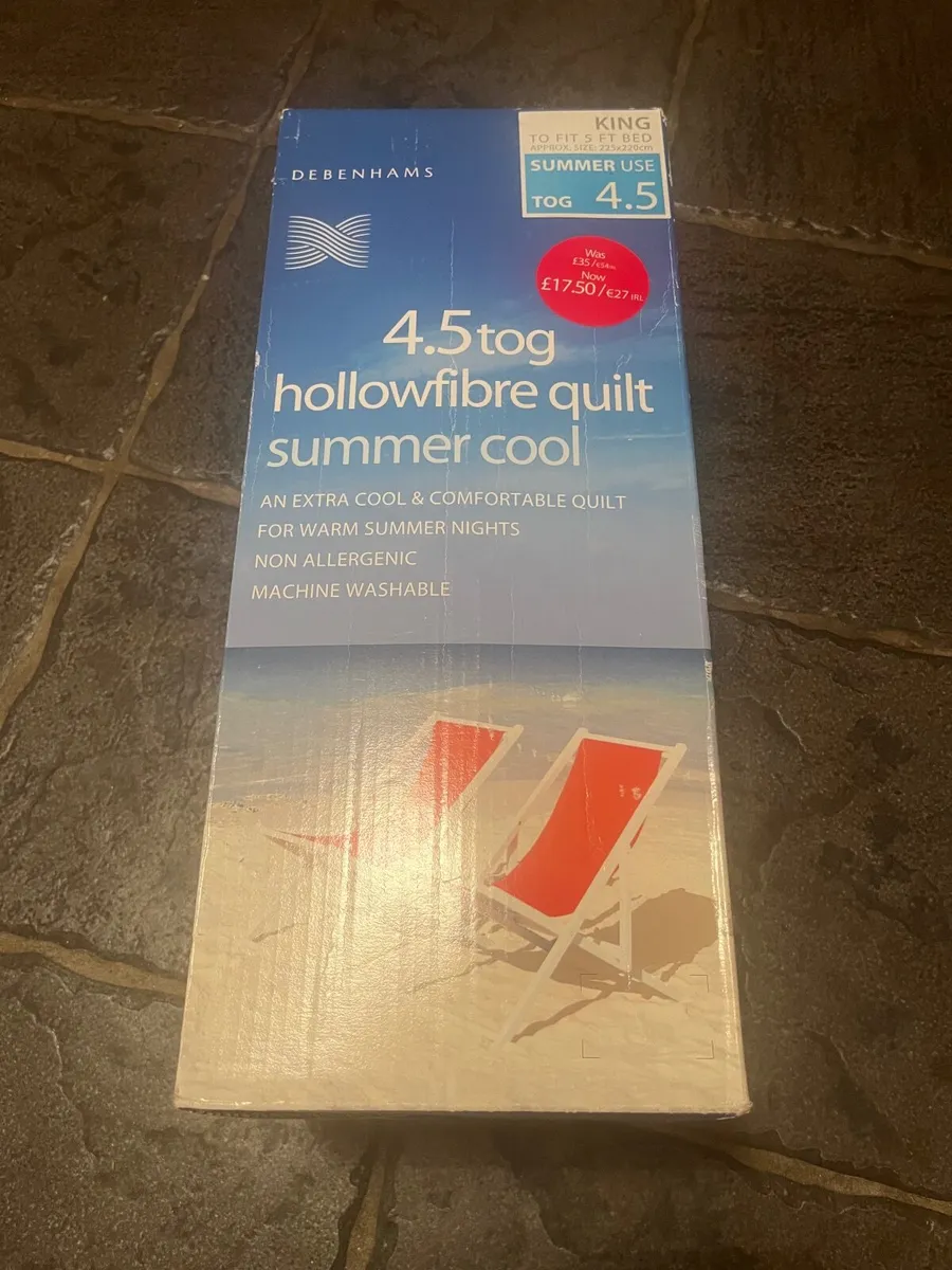 Debenhams 4.5 Tog Hollow Fibre Quilt (New)