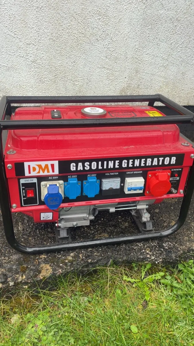 2500 watt petrol generator 3.1kva - Image 1