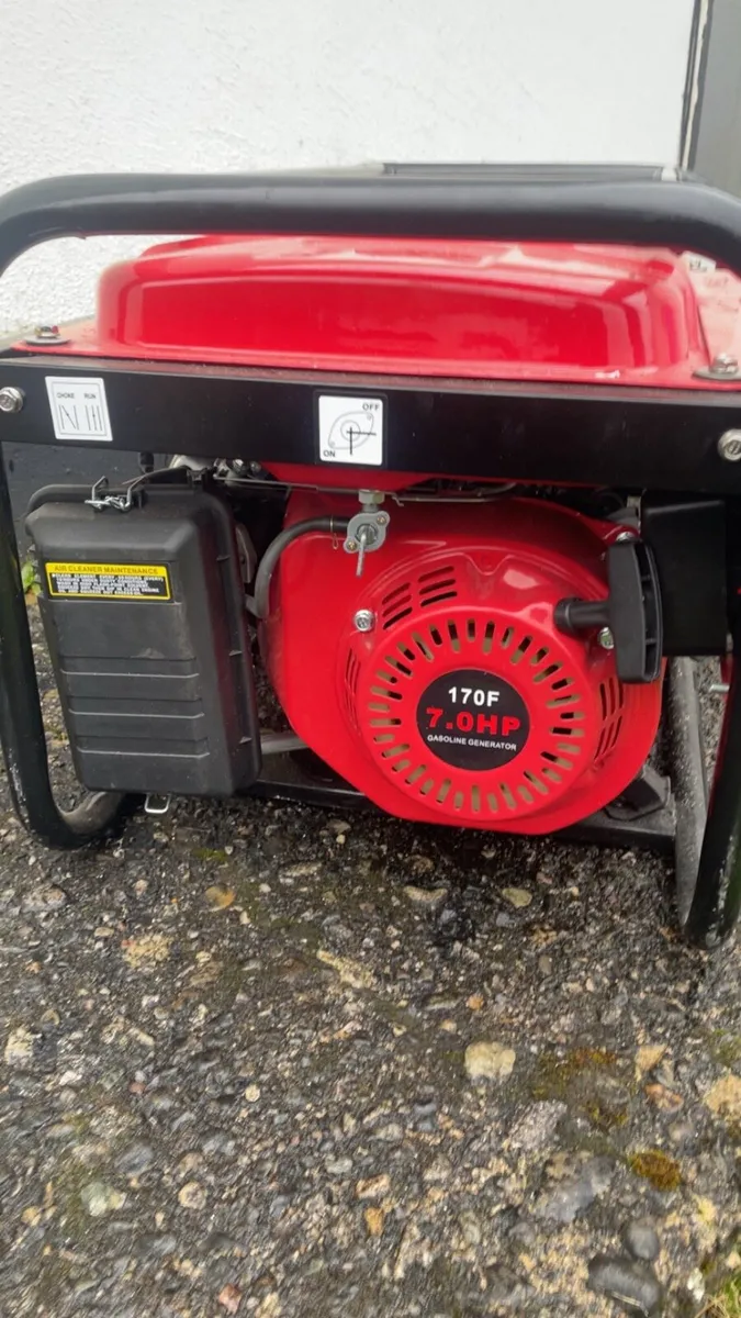 2500 watt petrol generator 3.1kva - Image 2