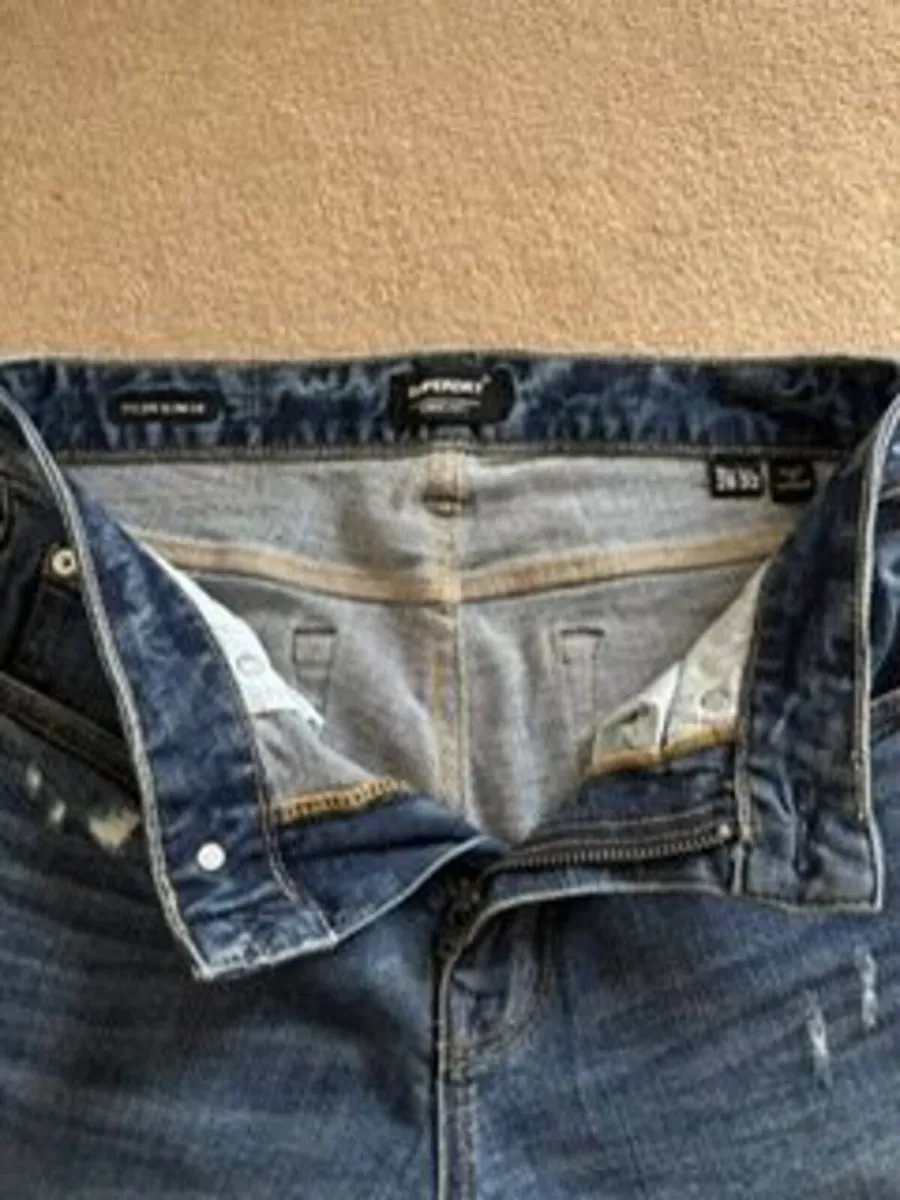 Superdry Ripped Denim Jeans - Image 2