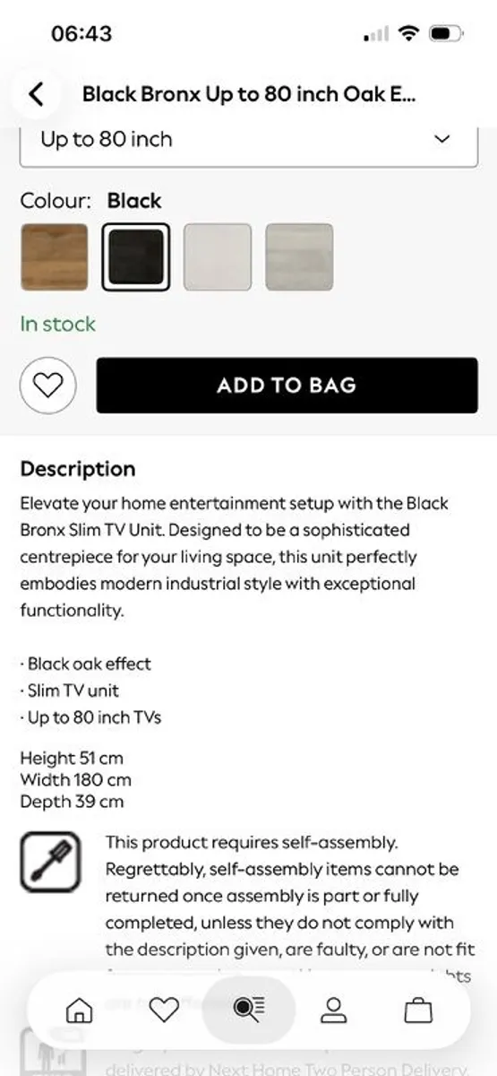 Tv unit from Next - Image 2