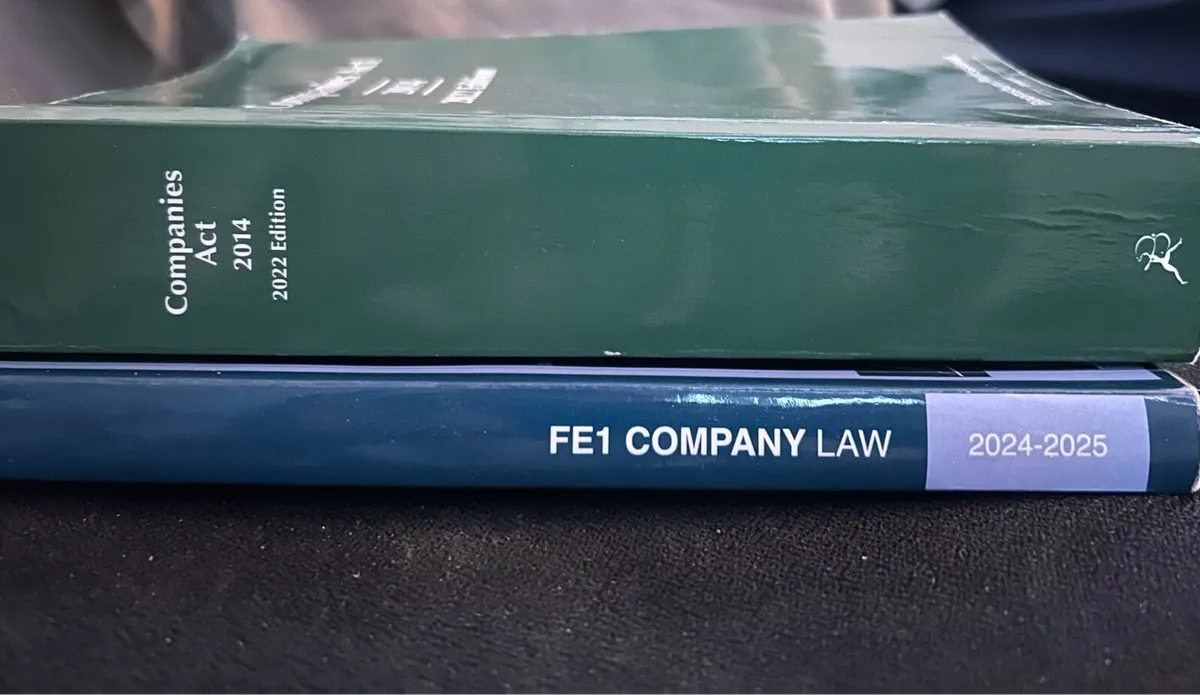 FE1 Companies Act and city colleges 2025 manual - Image 1