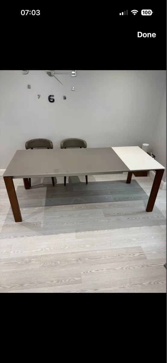 Dining table & 6 chairs - Image 3