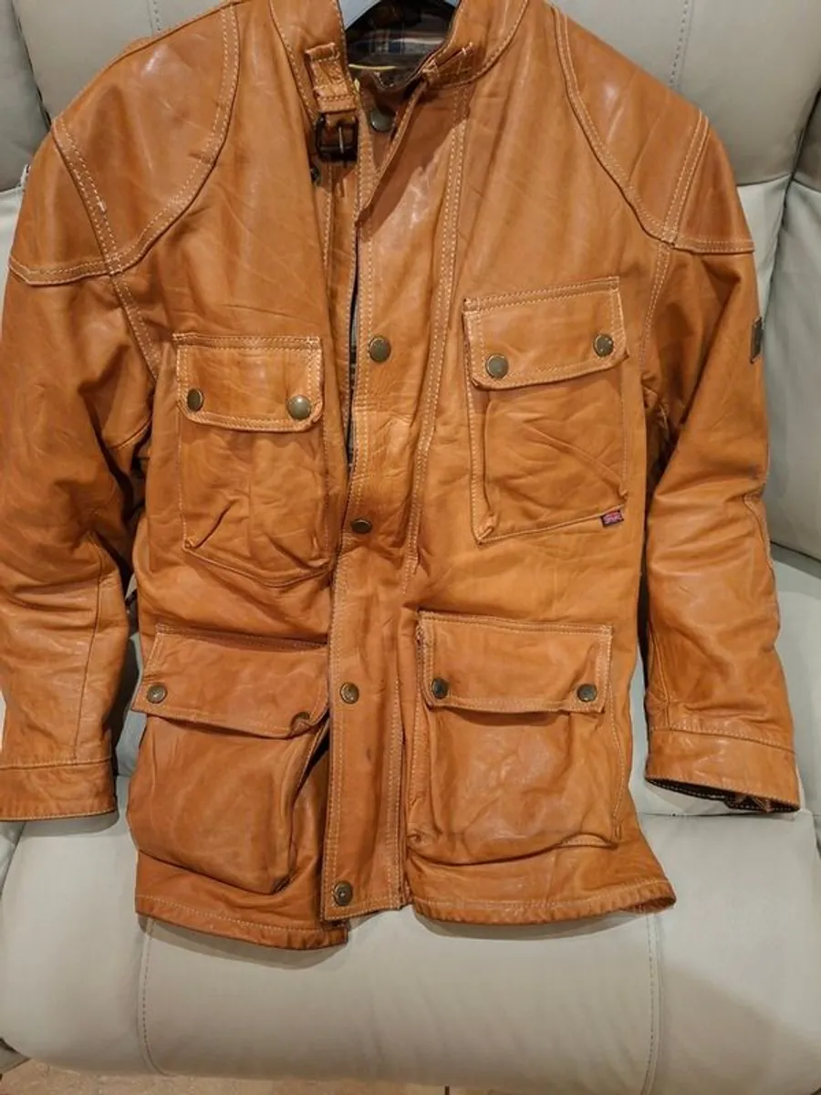 Belstaff trialmaster Panther leather jacket. - Image 1