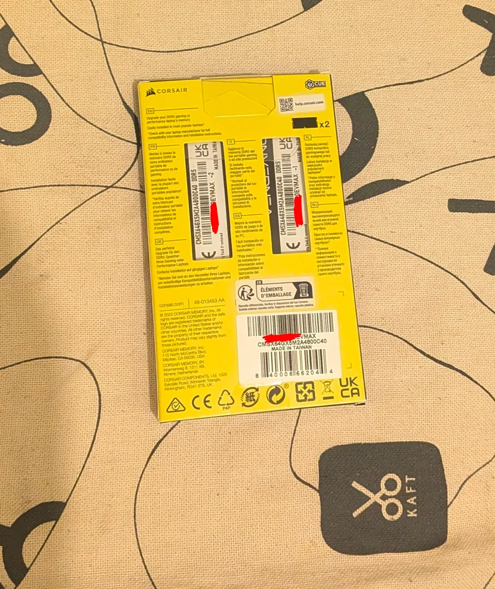 Corsair Vengeance 64GB 2X32GB DDR5 4800Mhz Ram - Image 2