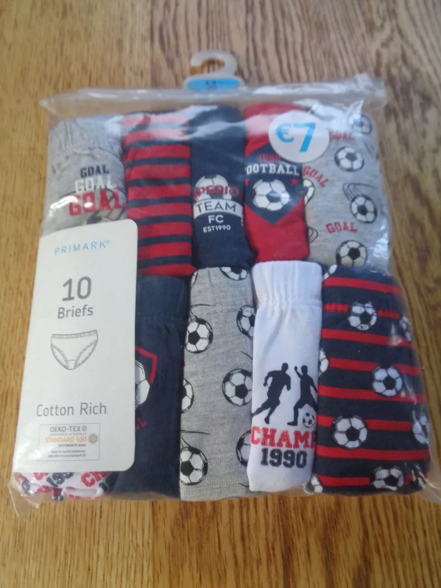 10 Pkt. Boys Briefs for Sale - Image 3