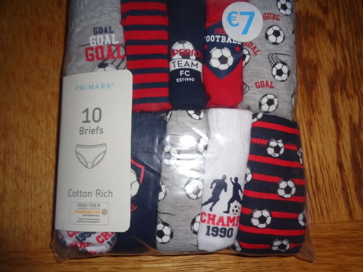 10 Pkt. Boys Briefs for Sale - Image 4